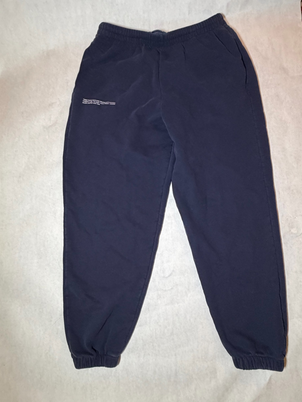 PANGAIA Navy Blue Sweatpants Joggers Size [Size S]